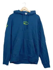 Vorschaubild 1 von Kapuzenpullover Herren Gr. 50, L Petrol Hoodie Logo-Print