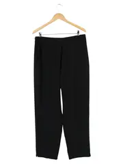 Vorschaubild 2 von Damen Stoffhose Gr. 46 Schwarz Elegant Business