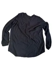 Vorschaubild 2 von Damen Bluse Gr. 40 Schwarz Casual Langarm Shirt