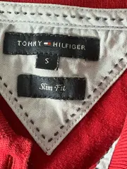 Vorschaubild 5 von Damen Langarm Poloshirt Rot Gr. 36;S Preppy Stil