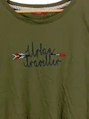 Vorschaubild 2 von Damen T-Shirt Casual Oliv Gr. 46/3XL Baumwolle Urban Traveller