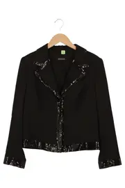 Vorschaubild 2 von Damen Kostüm mit Rock 44/XXL Schwarz Elegant Business Pailletten
