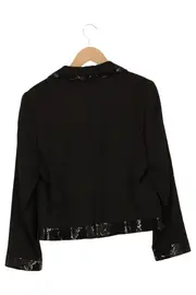 Vorschaubild 3 von Damen Kostüm mit Rock 44/XXL Schwarz Elegant Business Pailletten