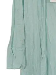 Vorschaubild 4 von Damen Strickjacke Türkis Gr. 42/XL mit Kapuze Casual