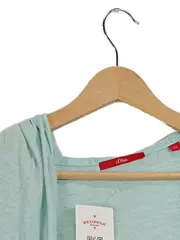 Vorschaubild 2 von Damen Strickjacke Türkis Gr. 42/XL mit Kapuze Casual