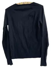 Vorschaubild 2 von S. Oliver Damen Pullover V-Ausschnitt Langarmshirt Gr. 36 Schwarz Casual