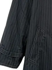 Vorschaubild 5 von Damen Businesskleid Gr. 44/XXL Schwarz Nadelstreifen Klassisch