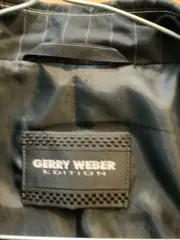 Vorschaubild 7 von Damen Businesskleid Gr. 44/XXL Schwarz Nadelstreifen Klassisch