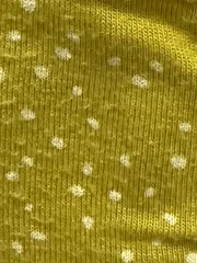 Vorschaubild 6 von Damen T-Shirt Gr. 40/L Grün gepunktet Casual Viskose Kurzarm