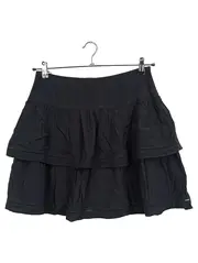 Vorschaubild 1 von EDC Damen A-Linienrock Gr. 38 Schwarz Casual Viskose Midirock