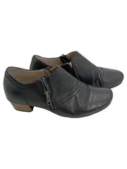 Vorschaubild 1 von Damen Stiefeletten Gr. 36 Schwarz Casual Reißverschluss Herbst Winter