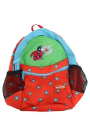 Vorschaubild 1 von Kinder Schulrucksack Mehrfarbig Marienkäfer Blumen Textil Rucksack