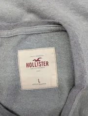 Vorschaubild 3 von Damen Sweatshirt Gr. L Grau mit Reißverschluss & Strasssteinen