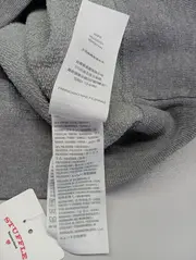 Vorschaubild 4 von Damen Sweatshirt Gr. L Grau mit Reißverschluss & Strasssteinen