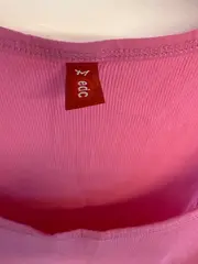Vorschaubild 5 von Damen Unterhemd Tank Top Pink Rippstrick Gr. M Baumwolle