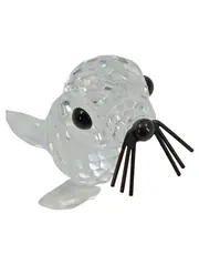 Vorschaubild 1 von Dekofigur Robbe Kristall Transparent Elegant 3cm
