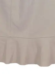 Vorschaubild 3 von Damen A-Linienrock Gr. 38 Beige Wolle Kaschmir Feminin