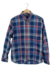 Vorschaubild 1 von Herren Freizeithemd Kariert Custom Fit Gr. S Blau Rot