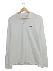 Vorschaubild 1 von Herren Poloshirt Langarm Gr. 46/S Weiß Casual