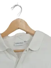 Vorschaubild 6 von Herren Poloshirt Langarm Gr. 46/S Weiß Casual