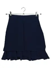 Vorschaubild 1 von Minirock Damen 36/S Dunkelblau Elegant Rüschen Polyester