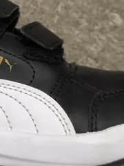 Vorschaubild 4 von Kinder Sneaker Low Klettverschluss Schwarz Weiß Gr. 29 Sportschuhe