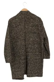 Vorschaubild 2 von Damen Übergangsmantel Gr. 42 Mehrfarbig Melange Rippstrick 3/4 Arm