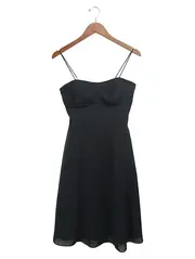 Vorschaubild 1 von Damen Abendkleid Gr. 38;M Schwarz Elegant Party Festlich Polyester