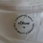 Vorschaubild 3 von Langarmshirt Mädchen Gr. 74 Weiß Casual mit Hase & Blumen