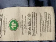 Vorschaubild 4 von Damen Langarmshirt Gr. 36/S Blau Casual Basic Baumwolle