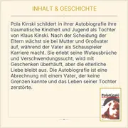 Vorschaubild 3 von Pola Kinski Kindermund Autobiografie Buch