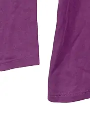 Vorschaubild 2 von EDC Damen Langarmshirt Gr. 36/S Lila Casual Baumwolle Uni