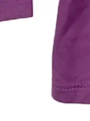 Vorschaubild 4 von EDC Damen Langarmshirt Gr. 36/S Lila Casual Baumwolle Uni