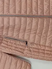 Vorschaubild 4 von Damen Steppmantel Rosa Gr. M Kapuze Leicht Übergangsmantel