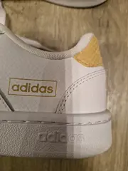 Vorschaubild 3 von Sneaker Low Kinder Gr. 36 2/3 Weiß Gold Sportschuh