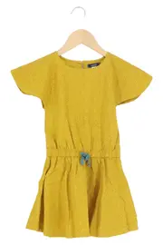 Vorschaubild 1 von OKAIDI Freizeitkleid Mädchen Gr. 110 Gelb Sommerkleid Baumwolle Floral