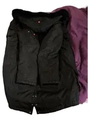 Vorschaubild 3 von Schneezauber Damen Parka Winterjacke Gr. XS Schwarz Fellkapuze