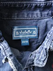 Vorschaubild 3 von Kinder Hemd Gr. 68 Blau Casual Baby Freizeithemd Baumwolle