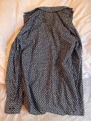 Vorschaubild 3 von Herrenhemd Slim Fit Langarm Gr. 40 Blau Geometrisch Business