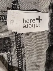 Vorschaubild 5 von Kinder Jeans Hose Tapered Fit Grau Gr. 152 Casual Biker-Stil