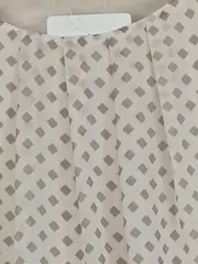 Vorschaubild 6 von Damen Bluse Gr. 40 L Beige Grafisches Muster Polyester Modern