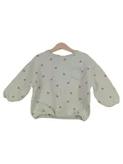 Vorschaubild 1 von Kinder Sweatshirt Kirschen Muster Gr. 104 Mintgrün Baumwolle