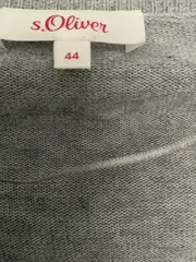 Vorschaubild 3 von Damen Strickjacke Cardigan Gr. 44 XXL Grau Basic Langarm