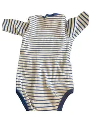Vorschaubild 2 von Baby Body Langarm Gestreift Gr. 56 Baumwolle