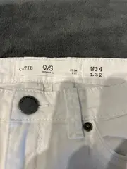 Vorschaubild 4 von QS Q/S designed by Damen Jeans Catie Slim Fit Weiß W34/L32 Gr. 42