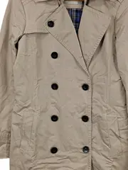 Vorschaubild 2 von Damen Trenchcoat Beige Gr. 38 Klassischer Baumwollmantel