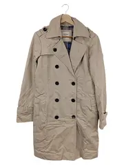 Vorschaubild 1 von Damen Trenchcoat Beige Gr. 38 Klassischer Baumwollmantel