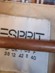 Vorschaubild 4 von Damen Trenchcoat Beige Gr. 38 Klassischer Baumwollmantel