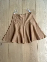 Vorschaubild 3 von Damen A-Linienrock Beige Gr. 36;S Casual Viskose Rock 46cm
