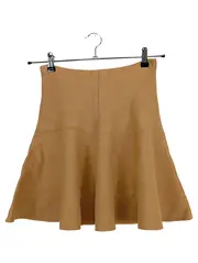 Vorschaubild 1 von Damen A-Linienrock Beige Gr. 36;S Casual Viskose Rock 46cm